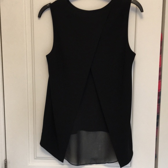 Rag & Bone Harper split back top black size M - Picture 5 of 15